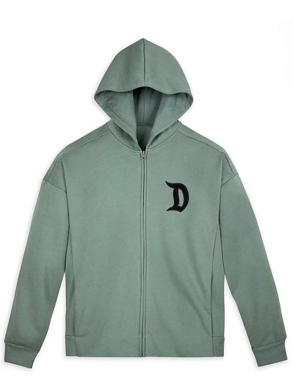 Disney Disneyland Authentic Original Zip Hoodie Green Boys 3XL Like New